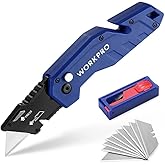 WORKPRO WP211008 Profesyonel Katlanır &Ccedil;ok Ama&ccedil;lı R&ouml;tuş Maket Bı&ccedil;ağı + 10 Adet Yedek Bı&ccedil;ak