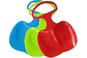 Guador 3 pièces traîneau pour Enfants traîneau, traîneau Universel adapté à la Luge Unisexe également adapté aux Enfants et aux Adultes comme Jouet de Traction d'hiver