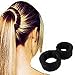 Black Fold, Wrap & Snap Bun Twister Hair up Do Tool/ Accessories by Mytoptrendz®