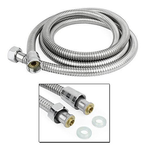 Preisvergleich Produktbild Incutex Brauseschlauch Duschschlauch Wannenschlauch Duschkopf Schlauch aus Edelstahl, Länge: 2m
