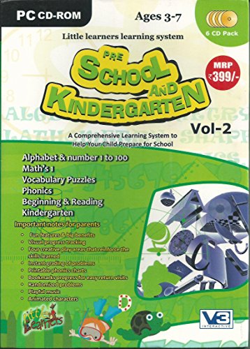 Pre School & Kindergarten (6 CD Pack) – Get Books at best prices