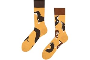 Dedoles Calzini Unisex Donna Uomo & Bambini Calze Cotone con tanti Design divertenti Calcio Bicicletta Piante Cavalli Regalo sinistra destra diversi