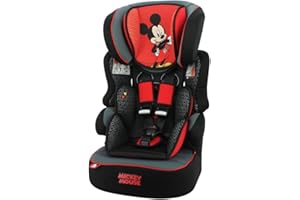 NANIA Silla de coche Spiderman grupo 1/2/3 - (9-36 kg) con protección lateral fabricada en Francia