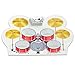 Produktbild Top-Longer E-Drum Pad Tragbares Kit mit Lautsprecher Entertainment-Kind-Geschenk Tag der Kinder Weihnachtsgeschenk Elektronische Trommel Roll up Drum Pad Kit