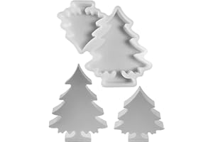 ‎NEXORIA Silikonformen Gießformen Weihnachten, Silikonform Weihnachtsbaum Silikonform Weihnachten silikonform Tannenbaum Gips Zum Gießen Gießformen Silikon Weihnachtsbaum Gießform (A)