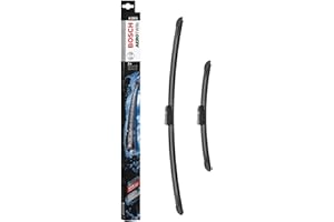 Bosch Balais d'Essuie–Glace Plats Aerotwin A299S, Longueur: 600mm/340mm – 1 Paire de Balais avant
