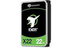 ‎SEAGATE Seagate Exos X22 Enterprise, 22TB HDD, CMR 3.5", Hyperscale SATA 6GB/s, 7.200 U/min, 512e, 4Kn FastFormat (ST22000NM001E)