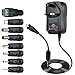 Price comparison product image [Upgraded Version] SoulBay Universal 30W 3V 4.5V 5V 6V 7.5V 9V 12V AC/DC Adapter Switching Power Supply PSU with 8 Selectable Adapter Tips for 3V-12V Household Electronics and LED Strip - 2000mA Max