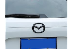 ZSQNB Auto Lenkrad Logo Aufkleber Front Badge Rear Trunk Emblem Trim, FüR Mazda Cx-5 Cx5 2017 2018 2019 2020