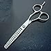 Produktbild Nalkusxi 6-Zoll-Profi-High-End-Friseurschere, Pfeifenschwanznägel, Griffknochen, Keine Spur, Dünne Zahnschere (Color : Silver)