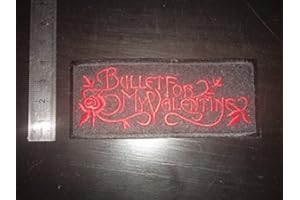 CEEBOO ECUSSON PATCHES AUFNAHER TOPPA - BULLET FOR MY VALENTINE - THERMOCOLLANT