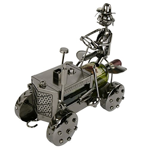 Michel Toys Portabottiglie Farmer in eisenoptik Fatto a Mano - -