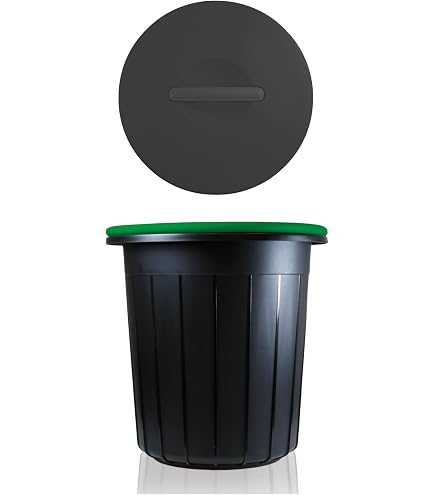 Bidone Carrellato Giallo Per La Raccolta Differenziata Rifiuti 240 Lt Con Ruote 83433717