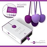 Premium Set of 5 Kegel Weighted Exercise Balls for Women –Doctor Recommended to Tighten Pelvic Floor & Strengthen Bladder Control with Free E-Book – from Bodyotics.