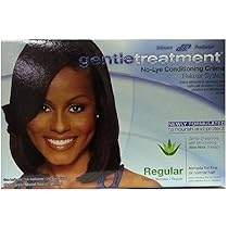 Gentle Treatment No Lye Relaxer Creme REGULAR - Glättungscreme Mit Aloe Vera, Für Feines Bis Normales Haar