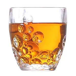 PRAX Dancing Star Crystal Clear Glass set of 6