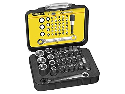Stanley Outils 39Pc FM Bit + Skt Set + Clé à cliquet (simple)