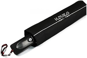 H.DUE.O HIGH-TECH Ombrello Grande da Pioggia XXL Automatico Cupola 124 Cm. Ombrello Maxi Uomo Antivento Robusto Alta Resistenza Lunga Durata [STINGRAY]