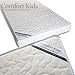 Comfort Kids 126 x 62.5 x 10 cm Luxury Sprung Cot Mattress (And Also Fits Mamas & Papas Cotbed Size 300 127 x 63)