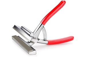 ARRTX Pince à tendre extra large, en alliage, pour toile, avec poignée de retour à ressort rembourrée pour le châssis