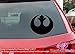 Produktbild Star Wars Auto Fenster Mauer Rebellion Logo Abziehbild Laptop Schwarz Aufkleber by Inspired Walls®
