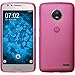 Price comparison product image PhoneNatic Silicone Case for Lenovo Moto E4 (EU Version) - matt hot pink - Cover protective foils