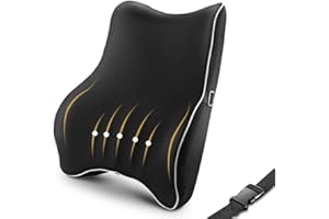 ‎NEWMUM NewMum Lendenkissen für Büro/Auto, Lendenwirbelstütze, Memory-Schaum, Lendenkissen lindert Rückenschmerzen, korrigiert den Rücken, Pflege der Lendenwirbelsäule