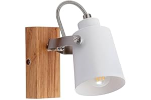 Lindby kinkiet 'Blana', styl skandynawski, m. in. do salonu, jadalni, kolor jasne drewno, drewno, żarówka E14