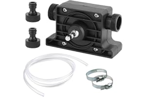 DELAIHUIL Bohrmaschinenpumpe Mini Elektrische Bohrpumpe Mit 2M Schlauch Pumpe Akkuschrauber Tragbare Elektrobohrpumpe Diesel Ölflüssigkeit Wasser Selbstansaugende Transferpumpen Schnelle Pumpgeschwindigkeit