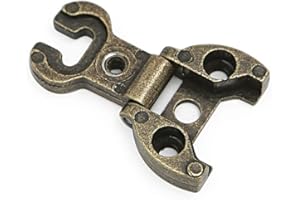 SMARTGROUPSTORE HERRAJES FAB.NACIONAL - BISAGRA MUEBLE LOGO REG ACABADO ORO VIEJO