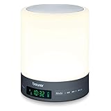 Beurer WL50 Wake Up Light | Daylight Table Lamp | Helps to Support The Sleep Rhythm | LED Technology | FM Radio with 10 Memory Spaces | Bluetooth & Aux Input | 3 Light Levels 