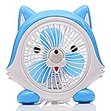 ● Diseño de bajo nivel de ruido: nuestros ventiladores utilizan un motor silencioso, que es muy pequeño y no perturbará su descanso. Este ventilador te proporcionará un ambiente fresco para dormir para mejorar tu vida. Te dejamos pasar un verano muy fresco.