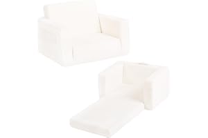 YOTATING 2-in-1-Kinder-Sofa-Stuhl, Cabrio-Kleinkindstuhl aus dem Kindersofa-Stuhl Klumpen Kinder Spielen Sofa mit Seitentaschen Armlehre Stuhl für Mädchen oder Jungen