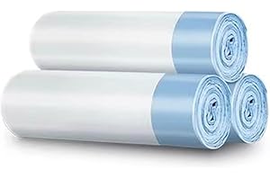 RMAN 45 Piezas Bolsas Arenero Gatos para Arenero Gatos Autolimpiable, 50 x 45 cm, Biodegradable, Resistentes a Líquidos y Rasgaduras-3 Rollos