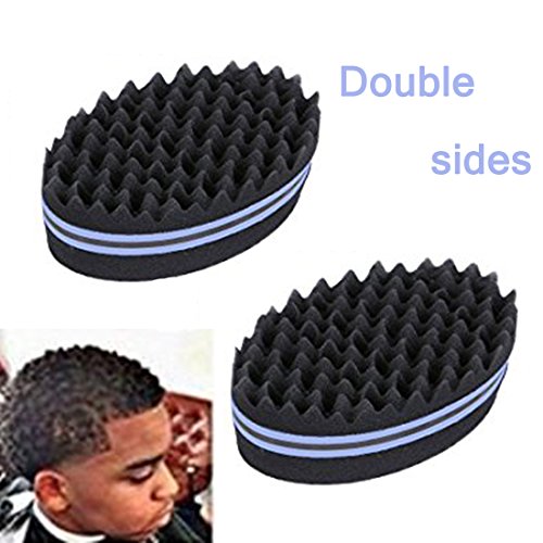 Queentas Two Sides Oval Shape Afro Braid Style Coil Wave Hair Curl