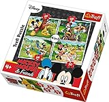 puzzle trefl 1000 5900511342611 Puzzle 4w1 Myszka Miki Zabawy w parku
