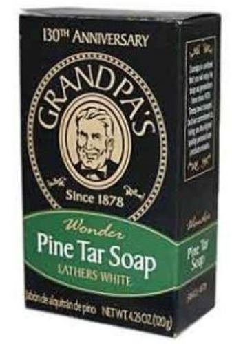 Grandpa's Brands Pine Tar Soap, 4.25 Ounce