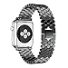 Produktbild VIWIV Iwatch Strap Für 38Mm/42Mm/44Mm Apple Watch4 Fish Scale Shape Metal Edelstahl-Fabbenform Strap Decoration,Black,38Mm