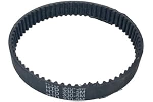 Geeyu ZHaonan-timing belt HTD310-5M HTD315-5M HTD320-5M HTD325-5M HTD330-5M HTD335-5M HTD340-5M HTD345-5M, Rubber Timing Belt Black Replacement parts (Color : HTD310 5M, Size : 20mm)