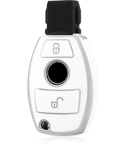 Funda Protectora Para Llave De Mercedes Benz – TPU Suave, Compatible Con Modelos A, B, C, E, GLA, GLC Y Más
