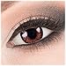 Produktbild Meralens Circle contact Lenses braune Pretty Hazel ohne Stärke + 60ml Kontaktlinsen Flüssigkeit + Kontaktlinsenbehälter 14mm Big Eyes farbige Kontaktlinsen braun dunkelbraun farbig