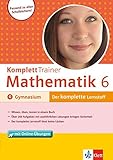 Klett Komplett Trainer Mathematik Gymnasium Klasse 6 by Heike Homrighausen