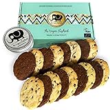 galletas veganas 🍪 17 GALLETAS GRANDES EN UNA HERMOSA CAJA: Perfectas para un regalo libre de culpas o como un bocadillo rico y saludable!