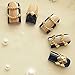 Anself 6 Styles Silver/Gold Nail Art 3D Glitter Rhinestones Gems Decoration Wheel