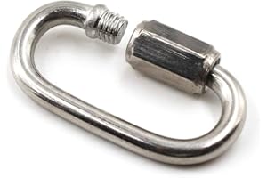 SEERAPHEE Mosquetón Gancho Llavero Acero inoxidable 309 Para acampar, pesca, ir de excursión M12 1/2" 1PCS