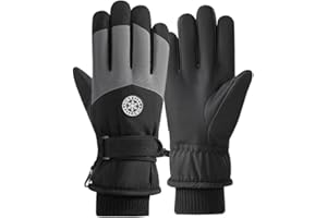 WGO Thermal Gloves, Coldproof Touchscreen Ski Gloves Waterproof Winter Gloves,Snow Gloves for Walking Snowboarding Hiking Cycling Outdoor