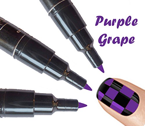 Nail art Pen - Purple Grape - Shake, Pump & Use DIY Nail Art, Nail Design Pen