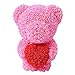 Produktbild SSXY Künstlicher Rosenbär, Rose Dolls Rose Teddybär Stehend Liebes Bär Simulative Blumen ohne Geschenkbox - Rosa