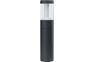 OSRAM ENDURA Style modern LED-utomhuslykta 50cm, pollare med bländfri belysning i mörkgrå aluminium, IP54-skydd, för vägbelys