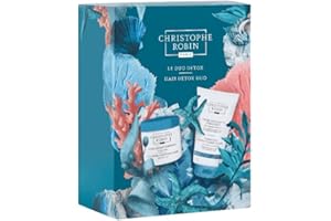 Christophe Robin Hair Detox Duo – Purifying Scalp & Hair Care Set, Deep Cleansing Mask & Detoxifying Scrub, Removes Build-Up & Impurities, Refreshes & Balances Scalp